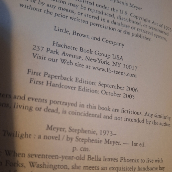 First Edition Twilight Saga Book Set *MISSING NEW MOON* - Picture 8 of 9